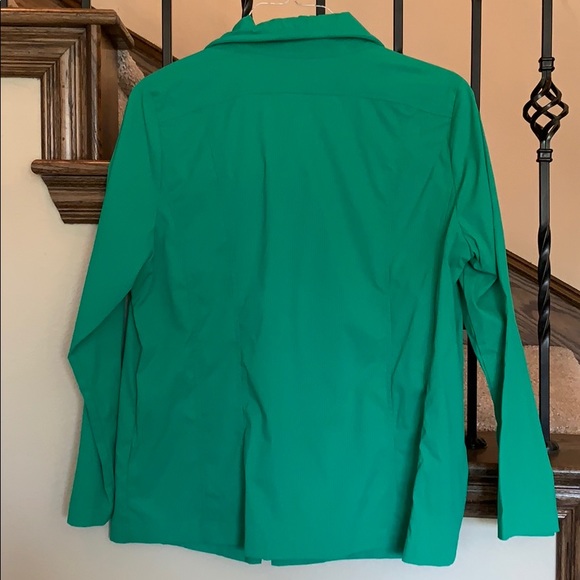 Chico’s Green Nylon Windbreaker - Picture 3 of 5